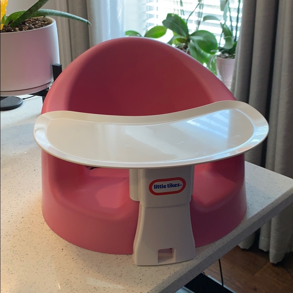 Little Tikes, Baby Foam Seat with Tray, Pink